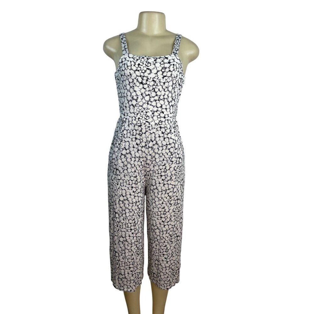 Nordstrom Floral Sleeveless Tie-Back Girls Jumpsuit W/ Pockets  Size XL